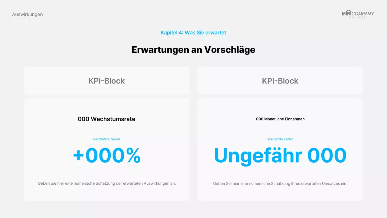 Sky Blue Clean-Projektvorschlag