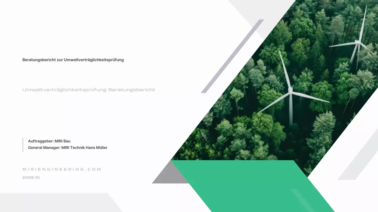 Green Modern Environment Report