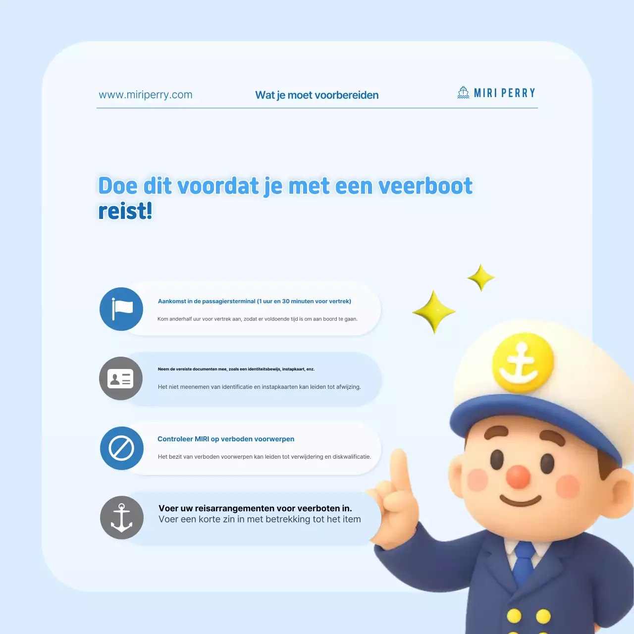 Hemelsblauwe schattige reisadvertentie