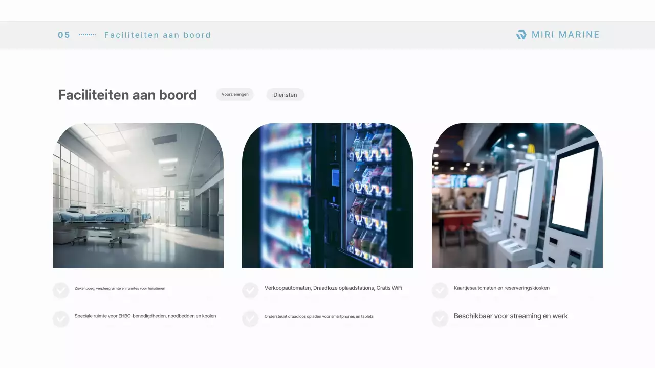 Introductie van Sky Blue Modern Passenger Ship Operator Service