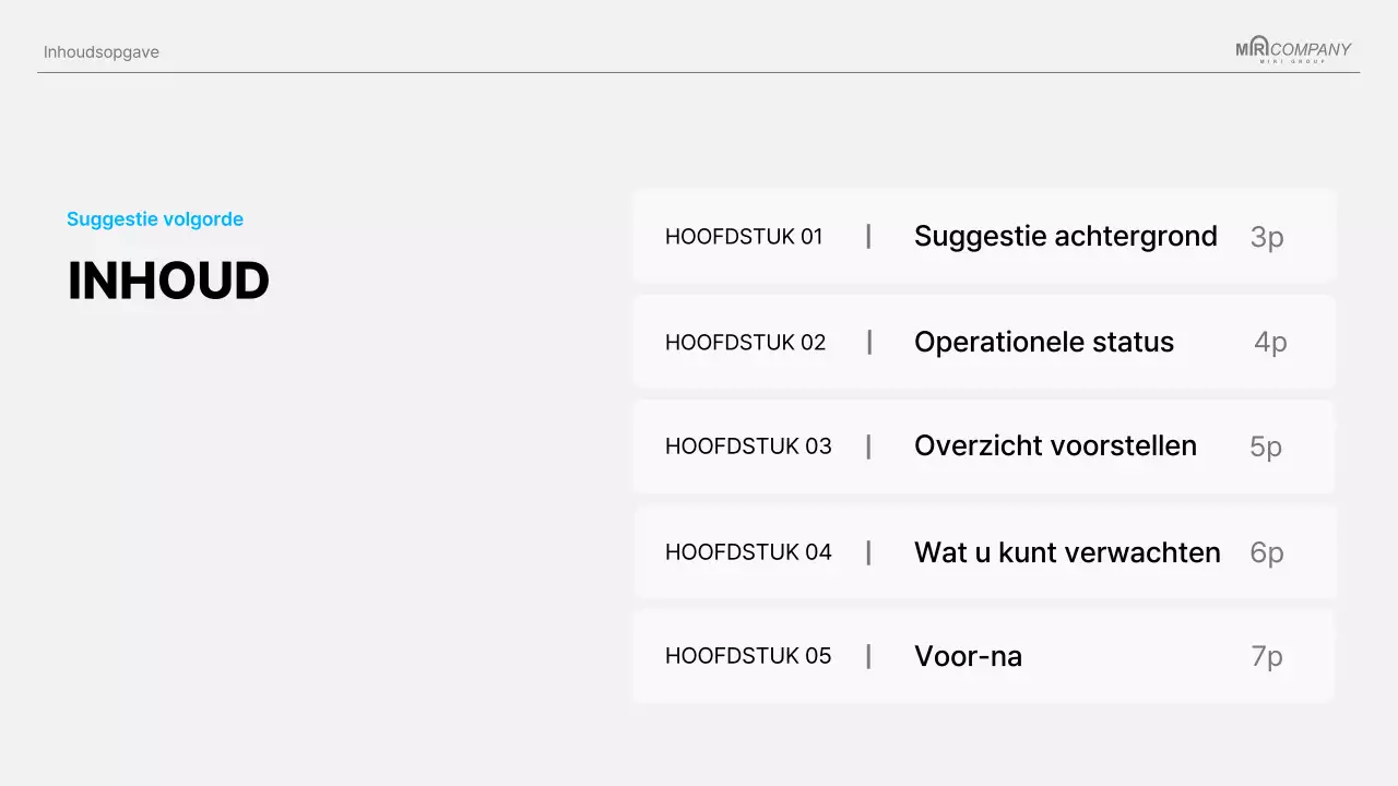 Sky Blue Clean Projectvoorstel
