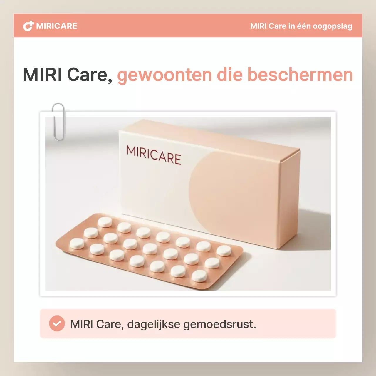 Beige Modern Health Advertentie