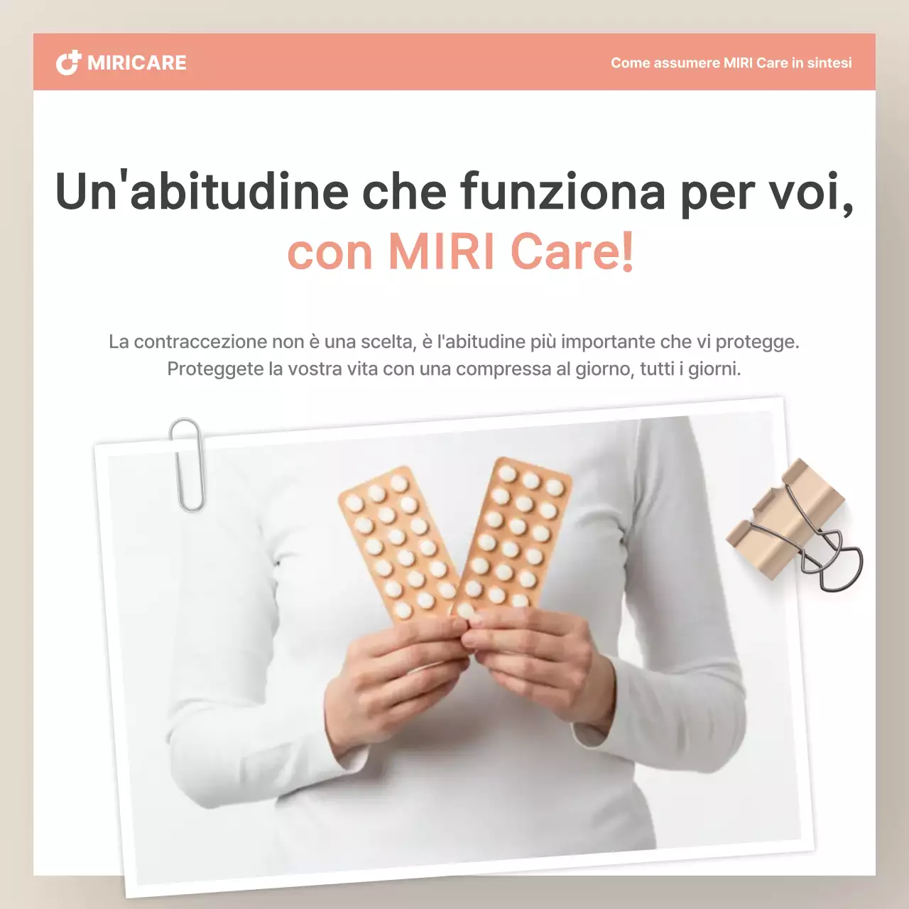 Pubblicità Beige Modern Health