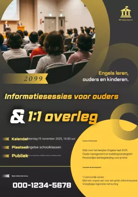 Gele Modern Education Briefing Sessie Gids