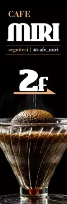 Promozione Black Modern Cafe