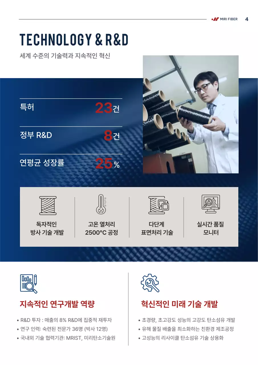 파랑 모던 기술 홍보