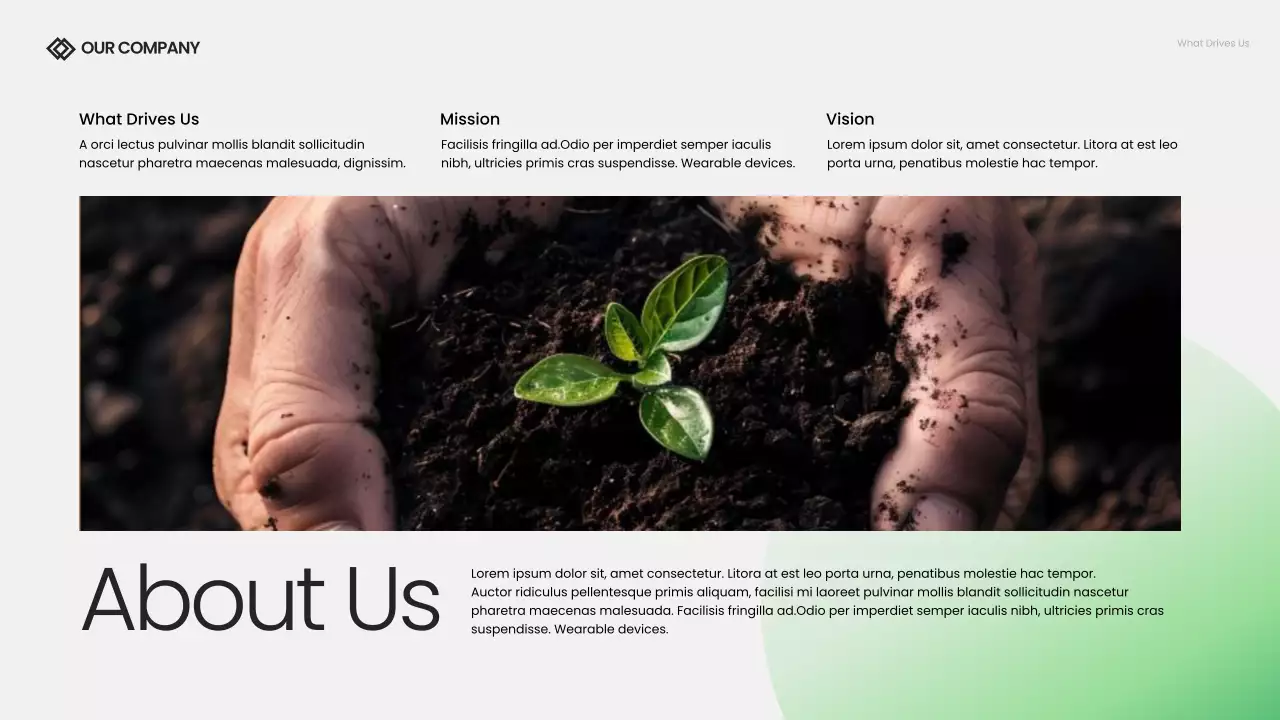 Green Modern Environmental Presentation