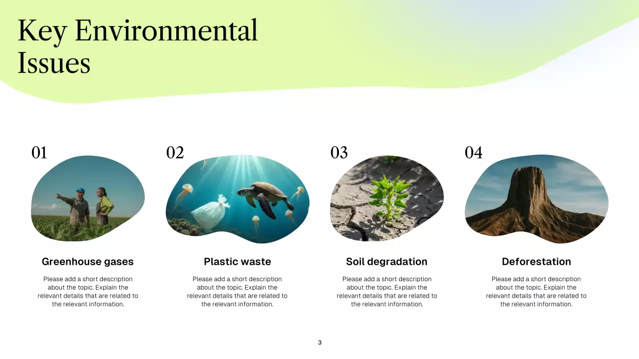 Blue Minimal Sustainability Announcement