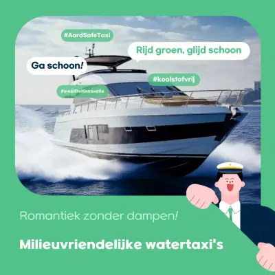 Groene moderne milieuvriendelijke promotie