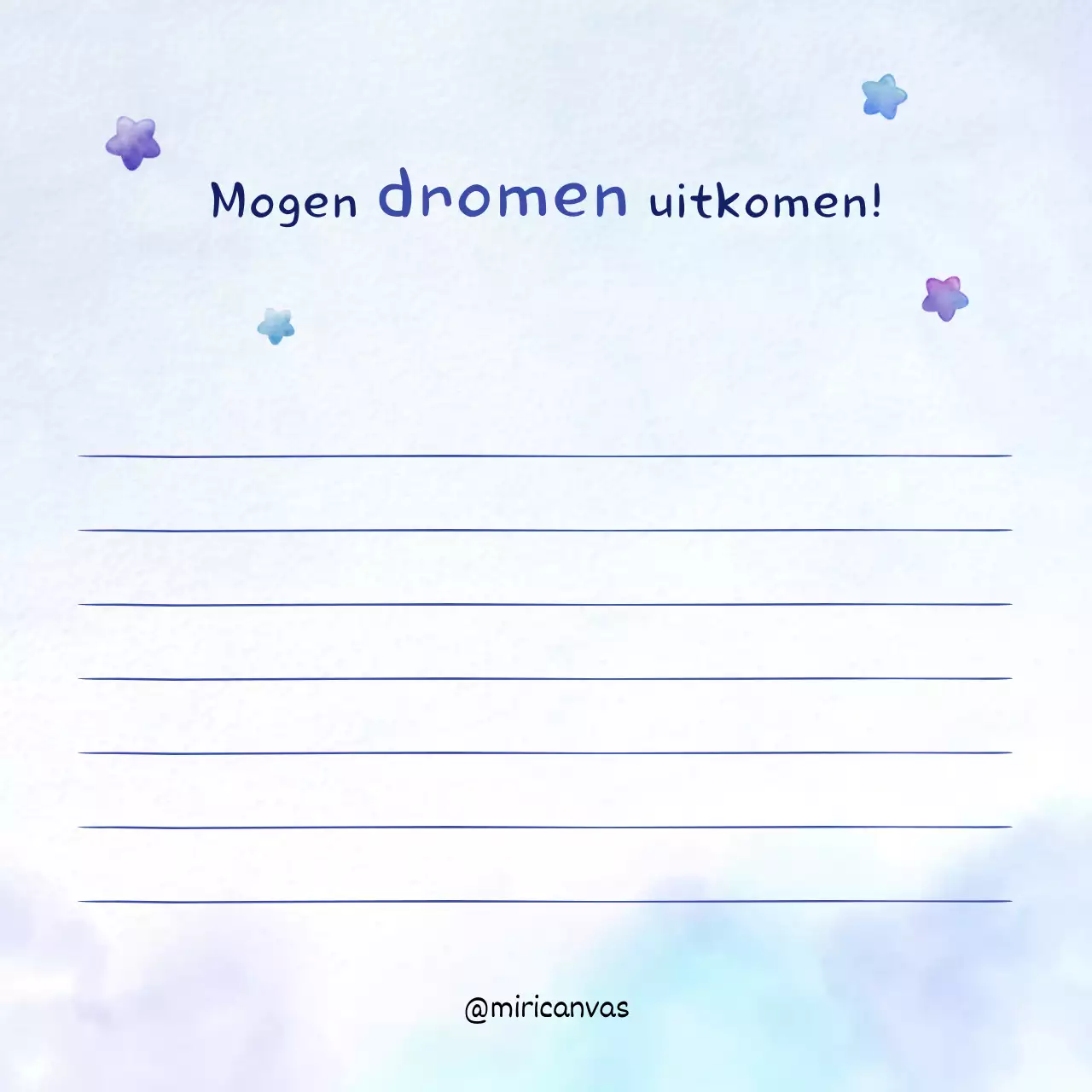 Blauwe fantasie juichen