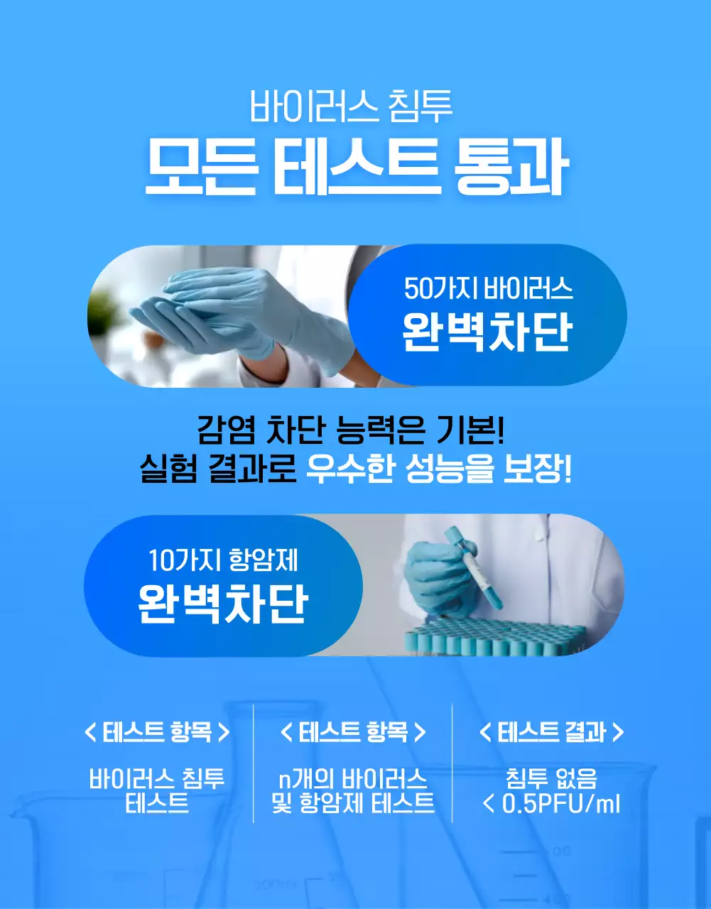 회색 모던 의료 제품 홍보