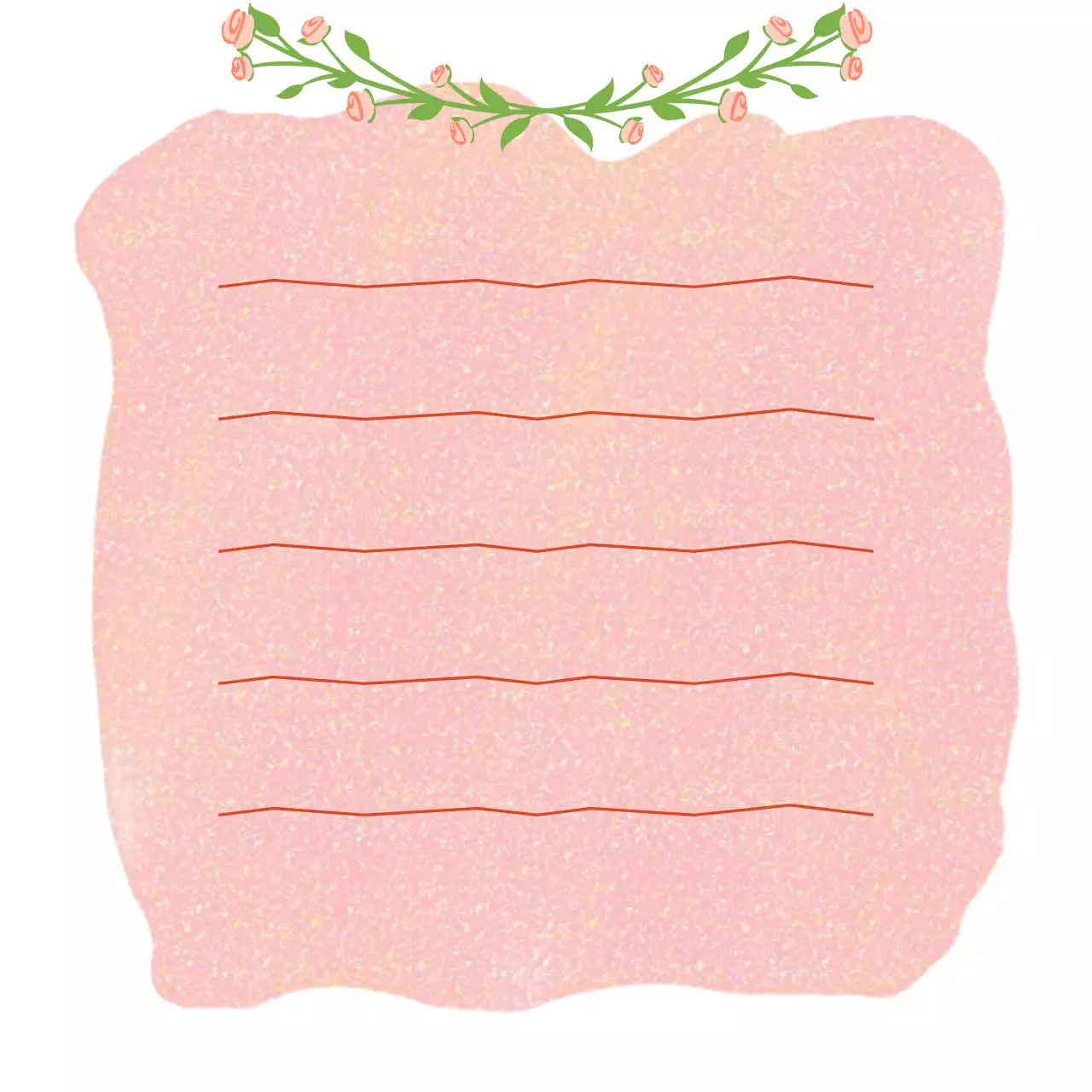 핑크 아기자기한 디자인