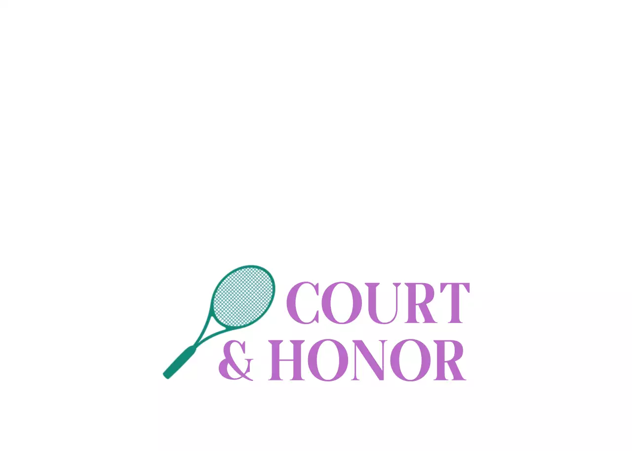 紫 クラシック テニス ロゴ テニス