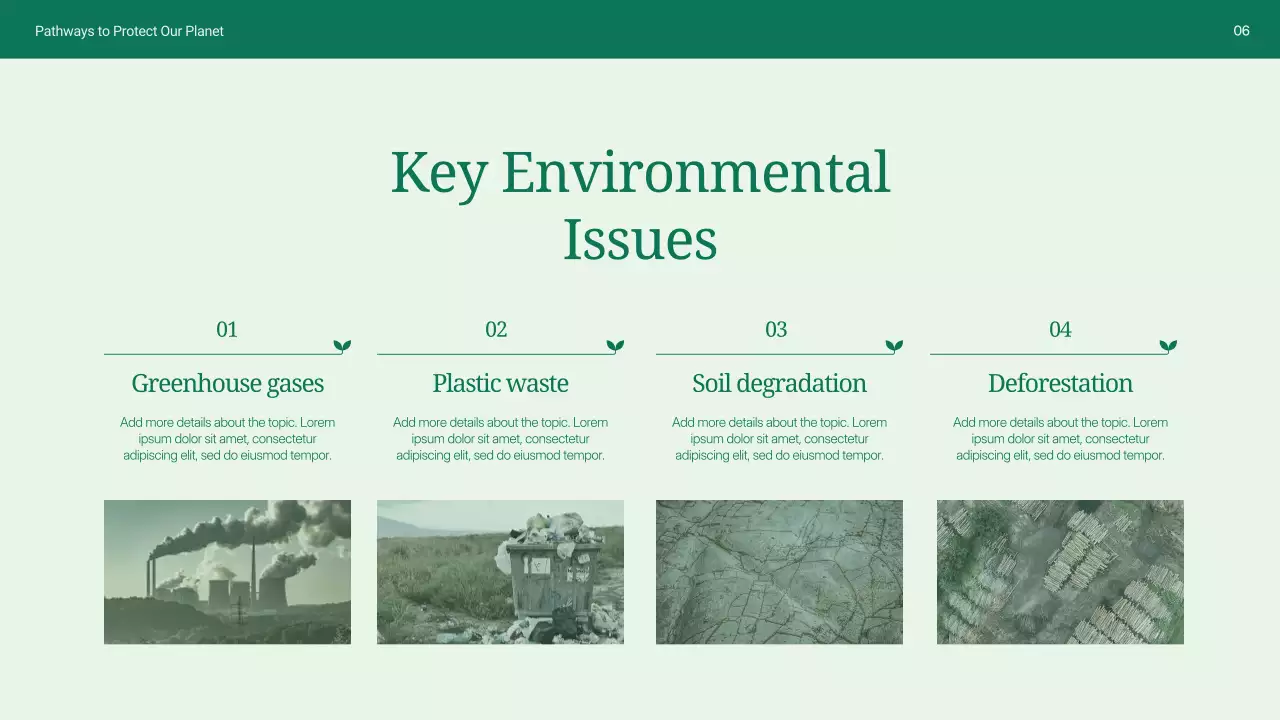 Palestra Ambiental Minimalista Verde