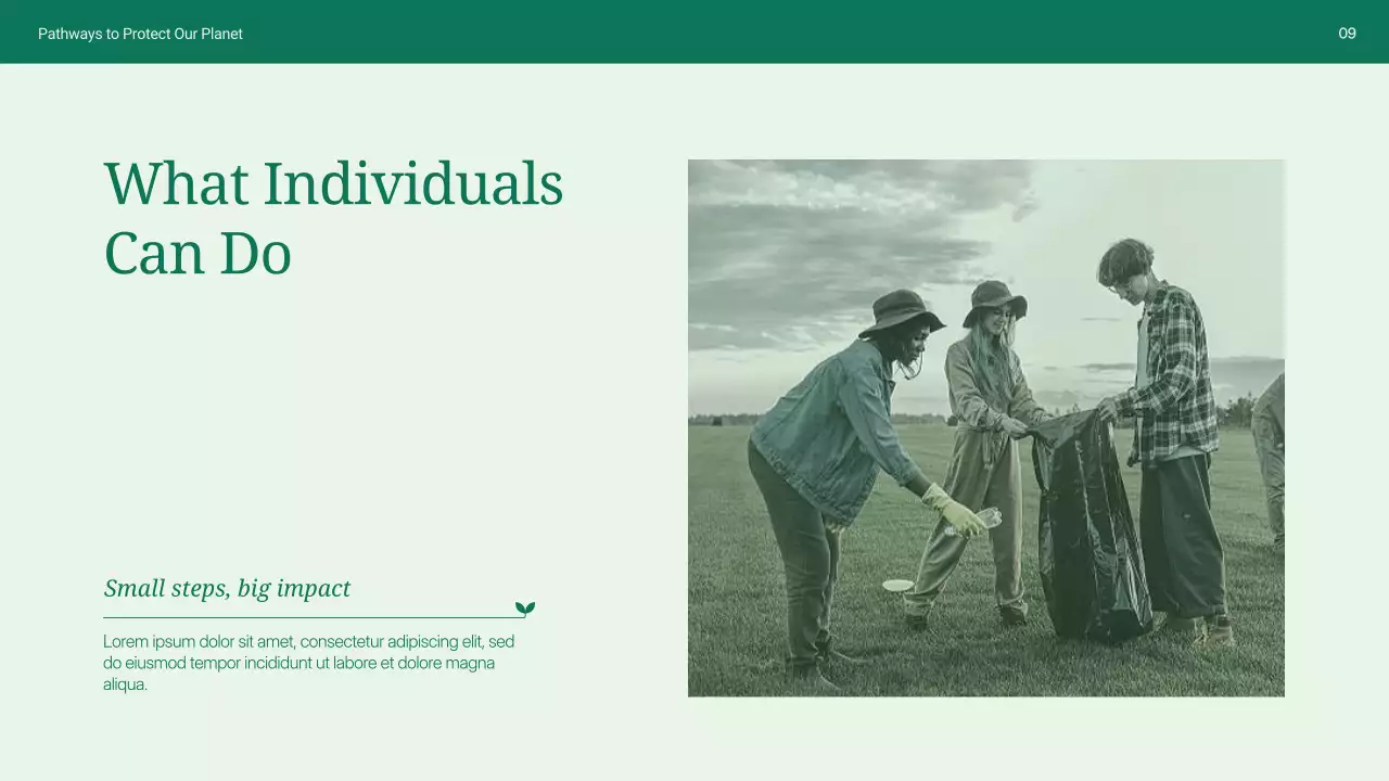 Palestra Ambiental Minimalista Verde