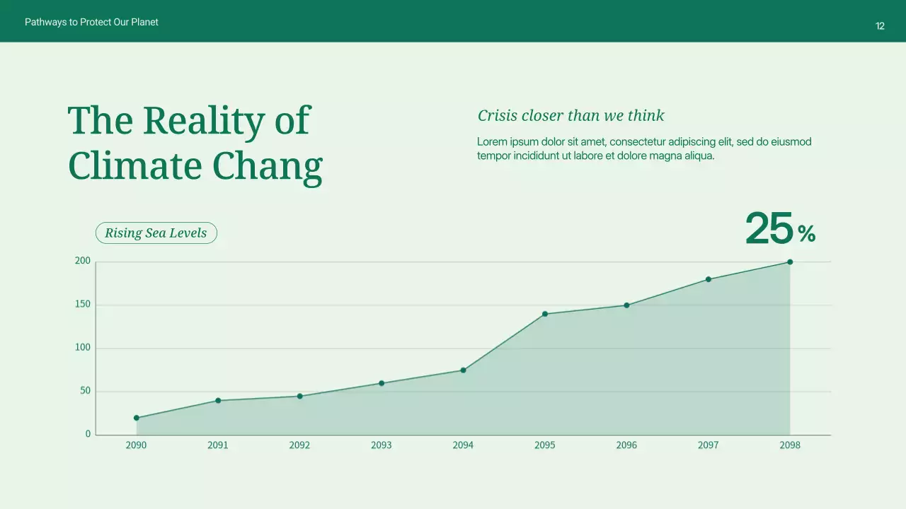 Palestra Ambiental Minimalista Verde