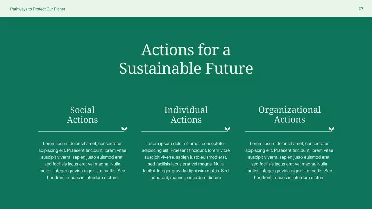 Palestra Ambiental Minimalista Verde