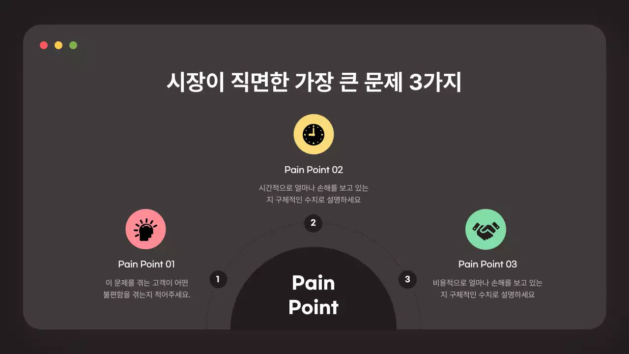 검정 모던 비즈니스 설명IR