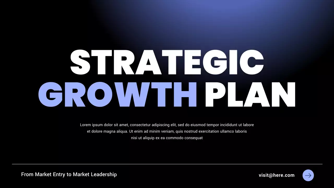 Black Modern Business Plan Presentation