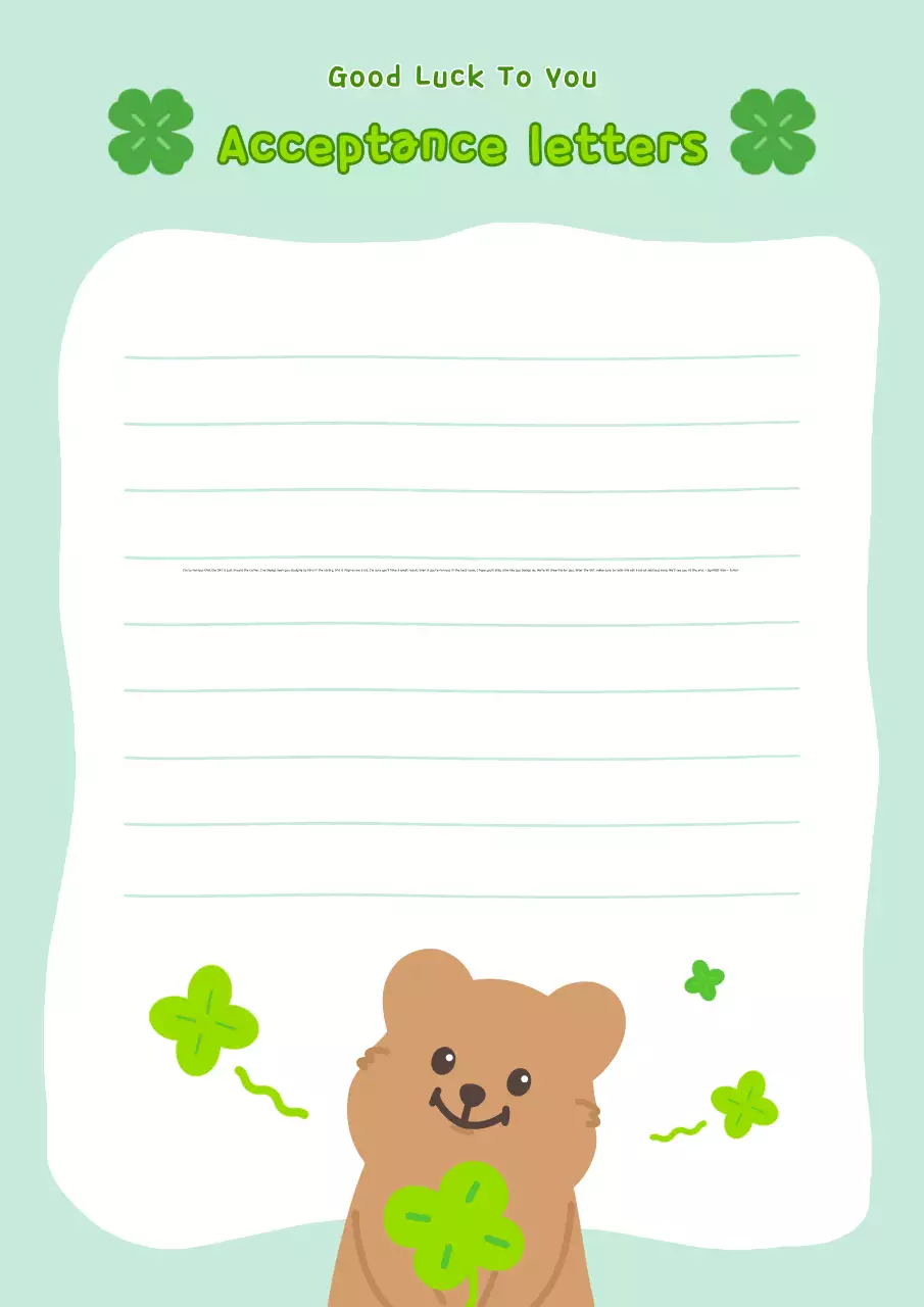 Mint dễ thương đang cổ vũ kỳ thi tuyển sinh đại học