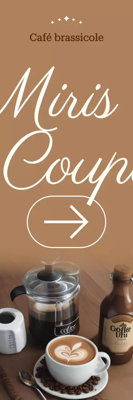 Promotion du Brown Modern Café