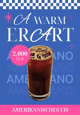 Blue Pop Coffee-Werbung