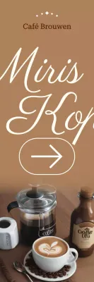 Promotie van Brown Modern Cafe