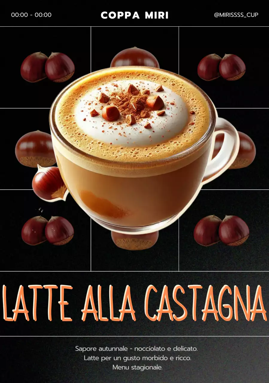 Pubblicità della bevanda semplice marrone
