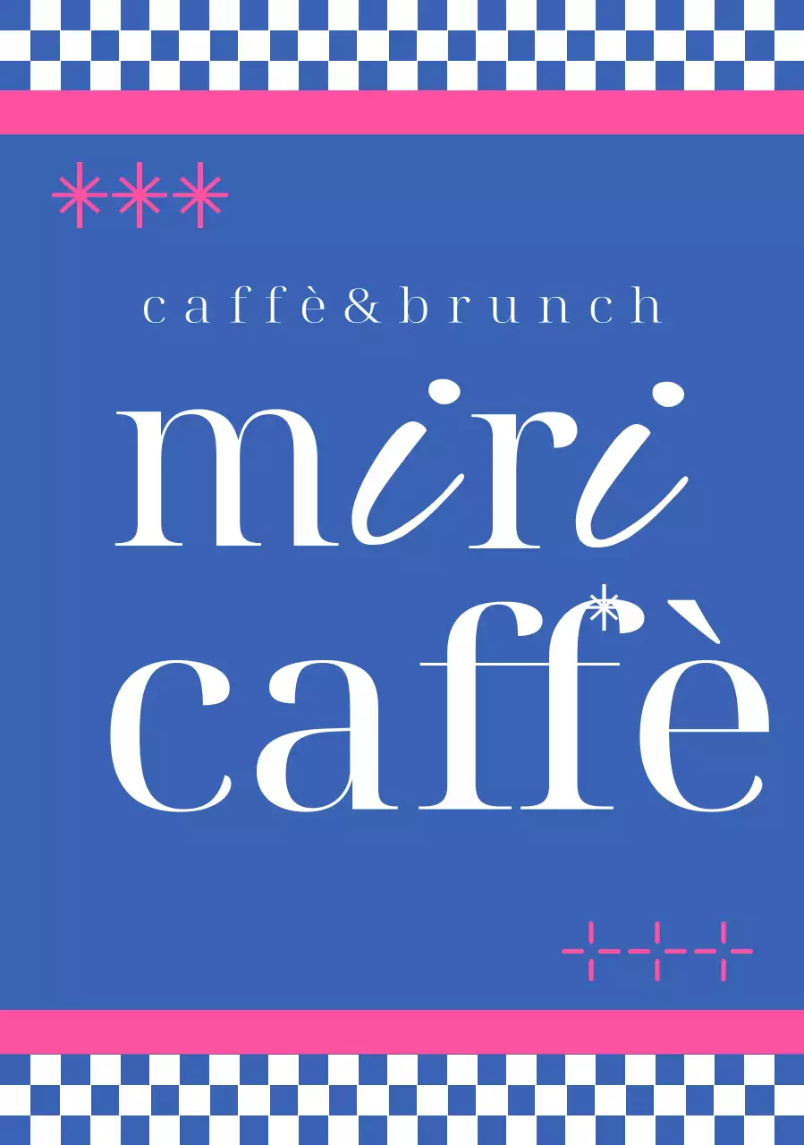 Pubblicità del Blue Modern Cafe