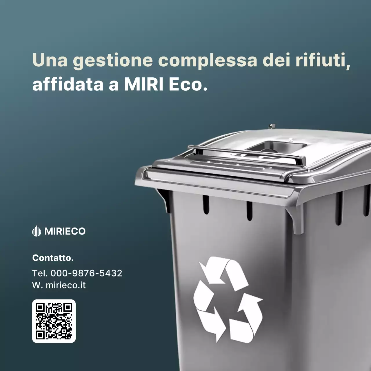 Pubblicità di ambiente moderno grigio