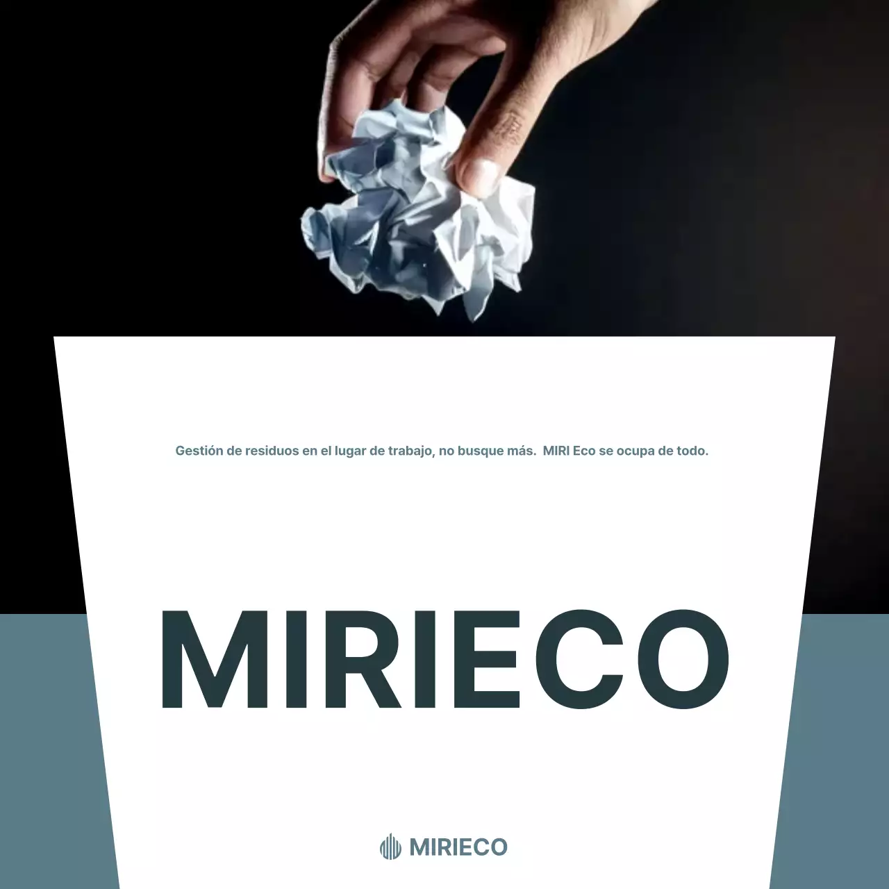 Anuncio de ambiente moderno gris