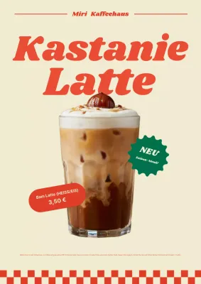 Vintage-Kaffeewerbung