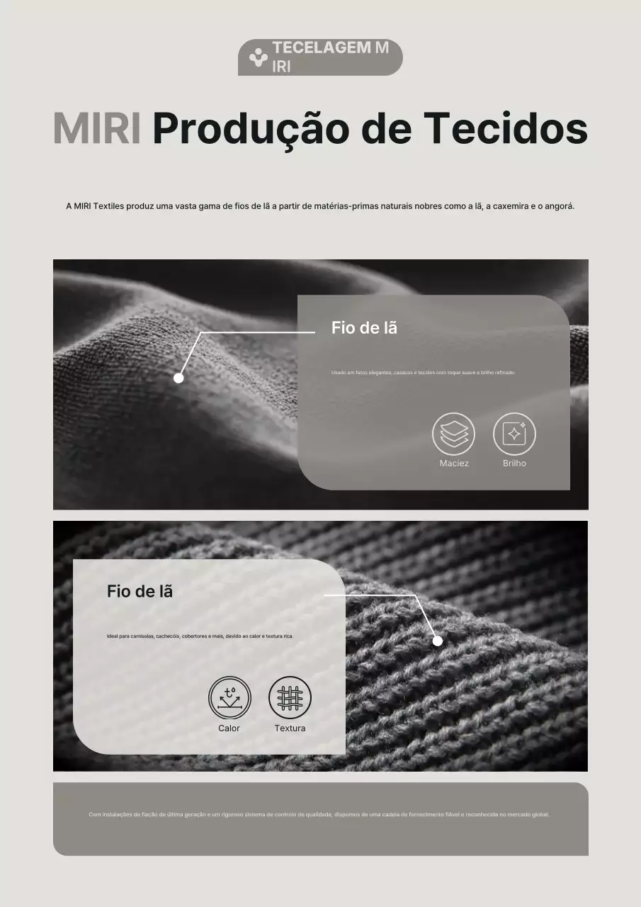 Anúncio de tecido simples cinza