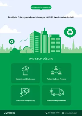 Grüne, moderne Umweltschutzförderung