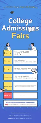 Guia da Sessão Informativa sobre Educação Moderna Azul