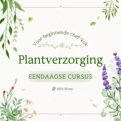 Gids voor eendaagse cursus 'Groene Natuurtuinieren'