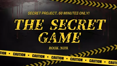 Black Bold Game Promotion YouTube Thumbnail