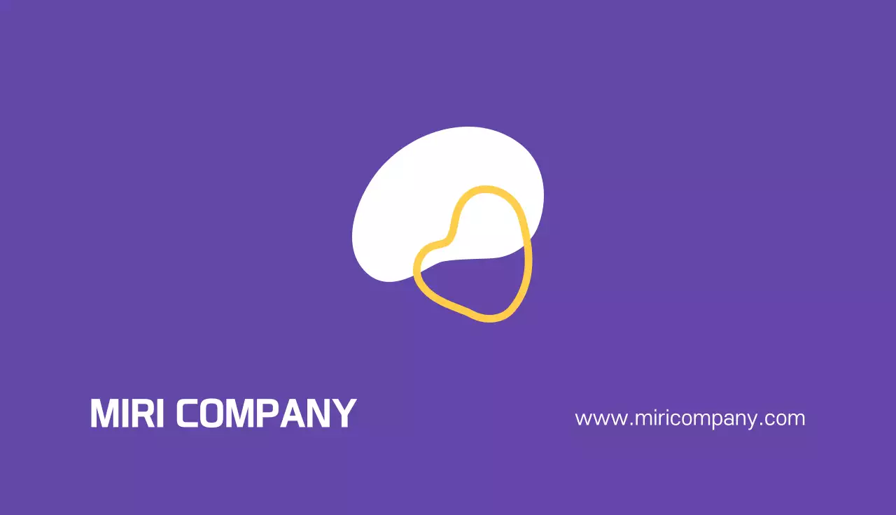 보라 심플한 비즈니스 기업 안내