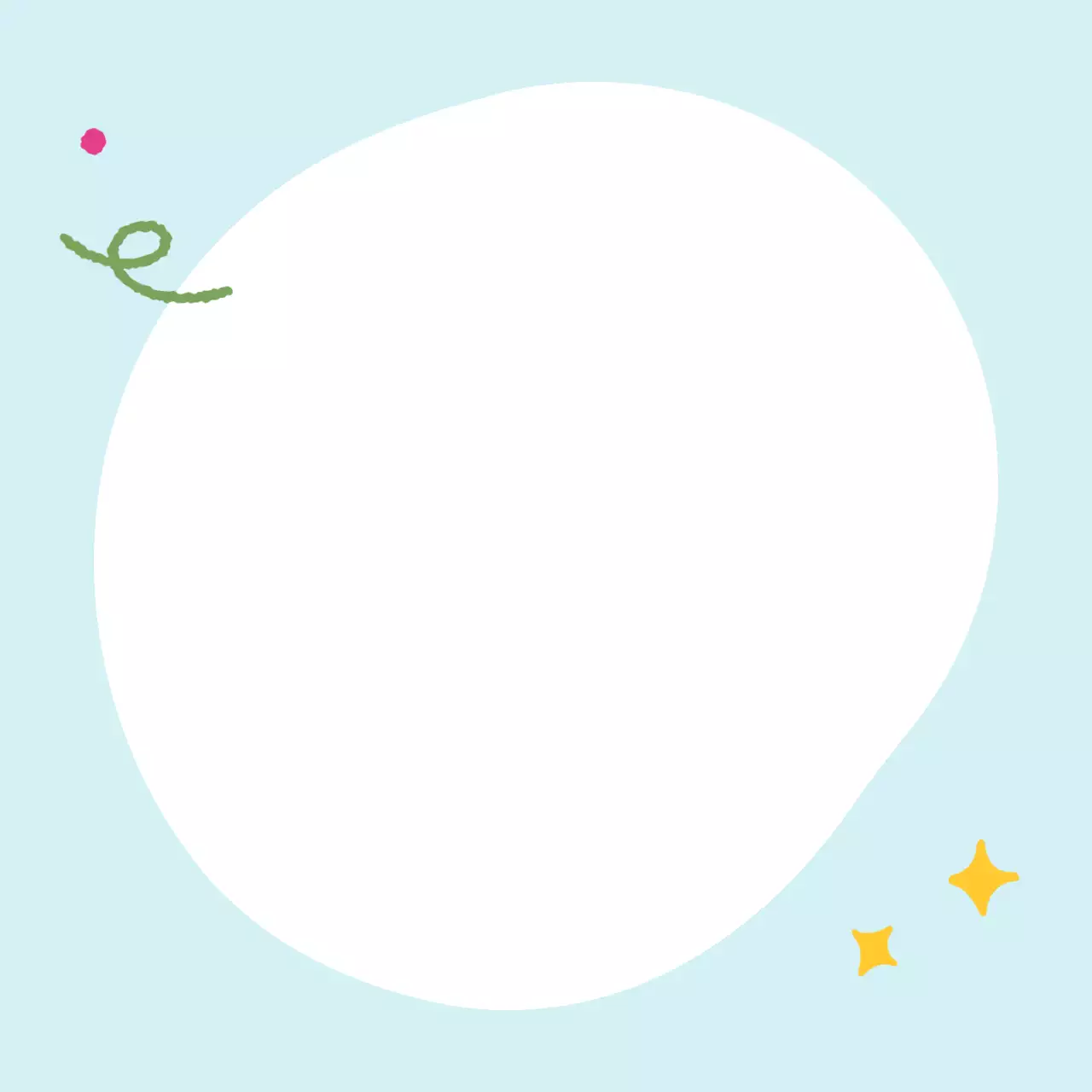 핑크 아기자기한 생일 축하