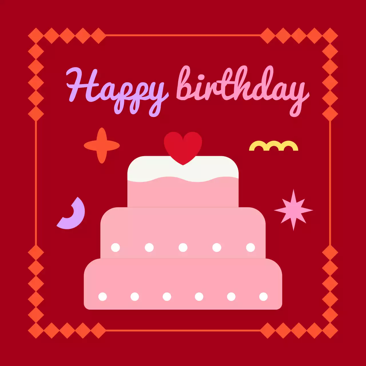 빨강 팝 생일 기념