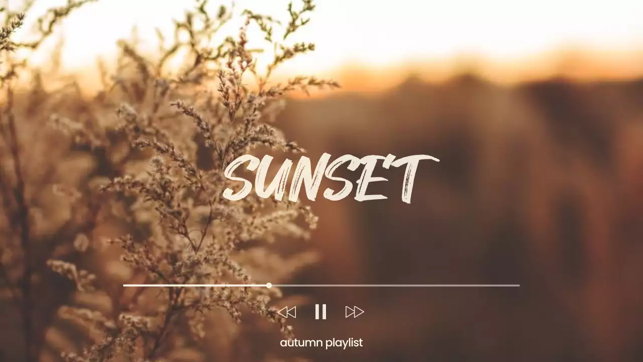 brown rustic autumn playlist