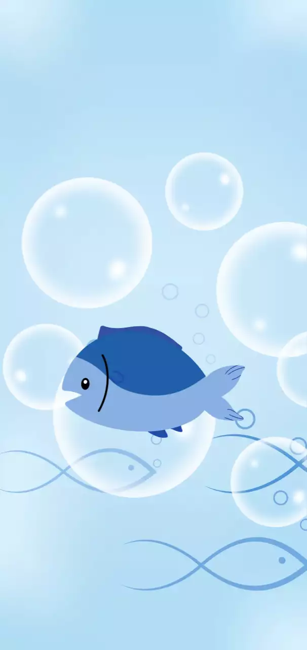 blue minimal ocean invitation