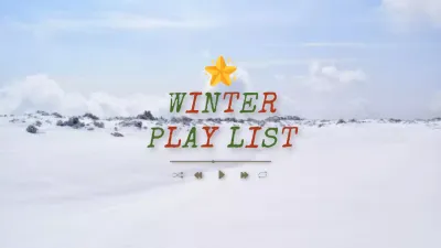 white minimalist winter playlist