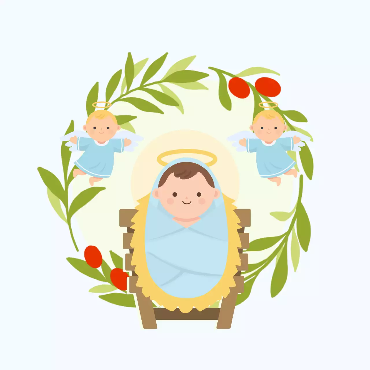 연보라 아기자기한 성탄절 크리스마스