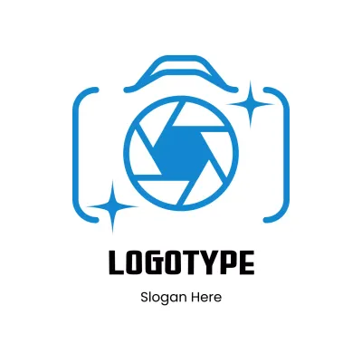 Blue Minimal Photography Branding