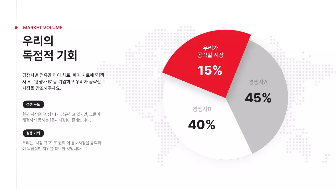 빨강 심플 비즈니스 기획서 IR