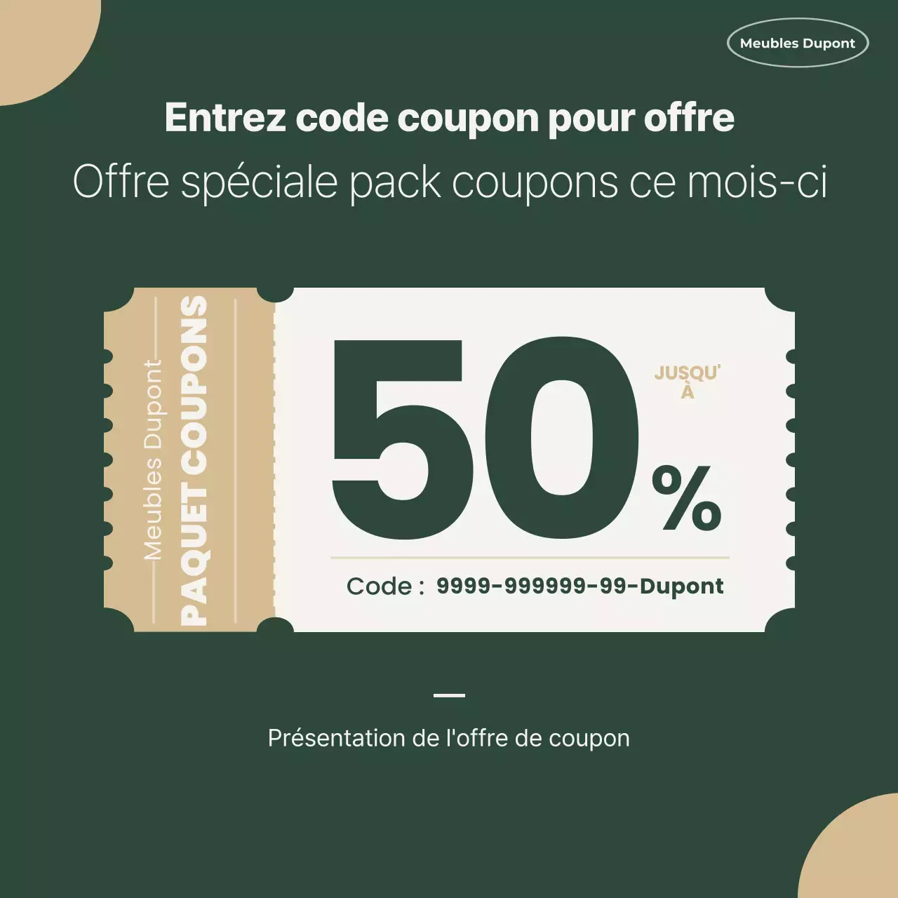 Présentation des produits de mobilier simple jaune