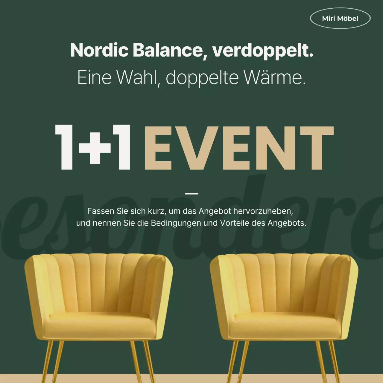 Wir stellen vor: Yellow Simple Furniture Products
