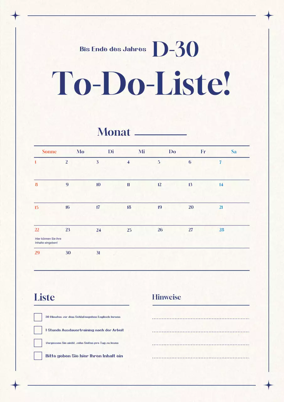 Beigefarbener, schlichter Kalender-Notizblock