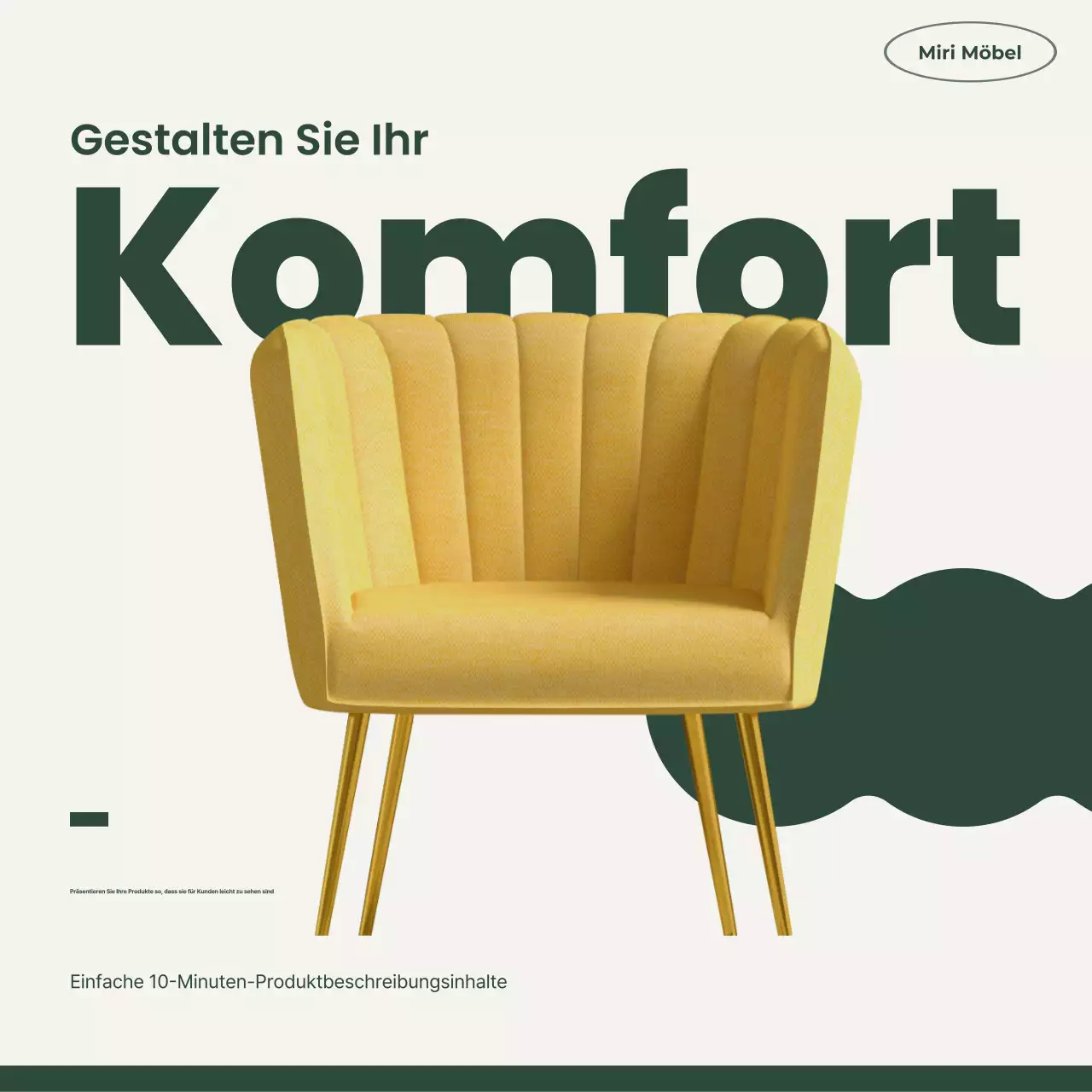 Wir stellen vor: Yellow Simple Furniture Products